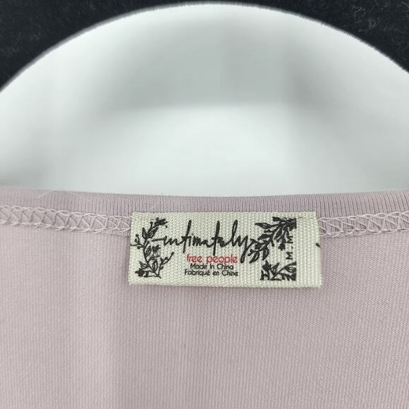 Intimately Women's Free People Purple Square Neck Thong Bodysuit Size Medium - Picture 2 of 5